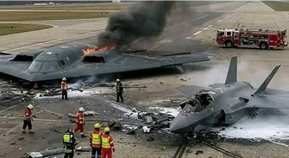 🔔BREAKING NEWS :B-2 Spirit Crash was shot down to…See more